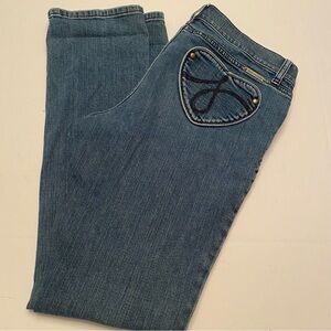 Juicy Couture Light Blue Straight Leg Jeans